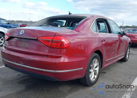 2016 Volkswagen Passat 1.8T S из США, поврежденный, VIN 1VWAT7A38GC011797